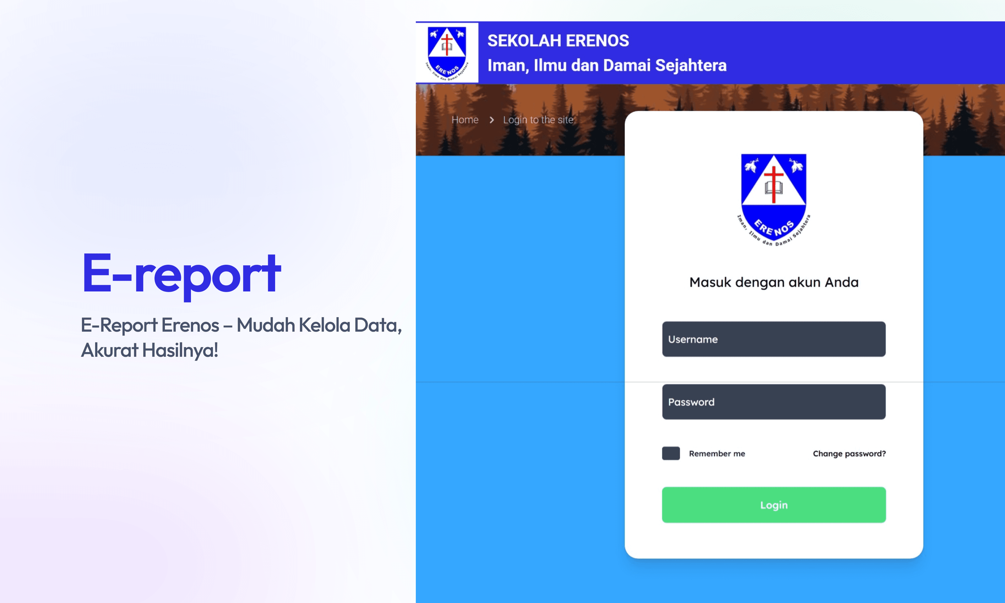 E-Report Erenos school administration app