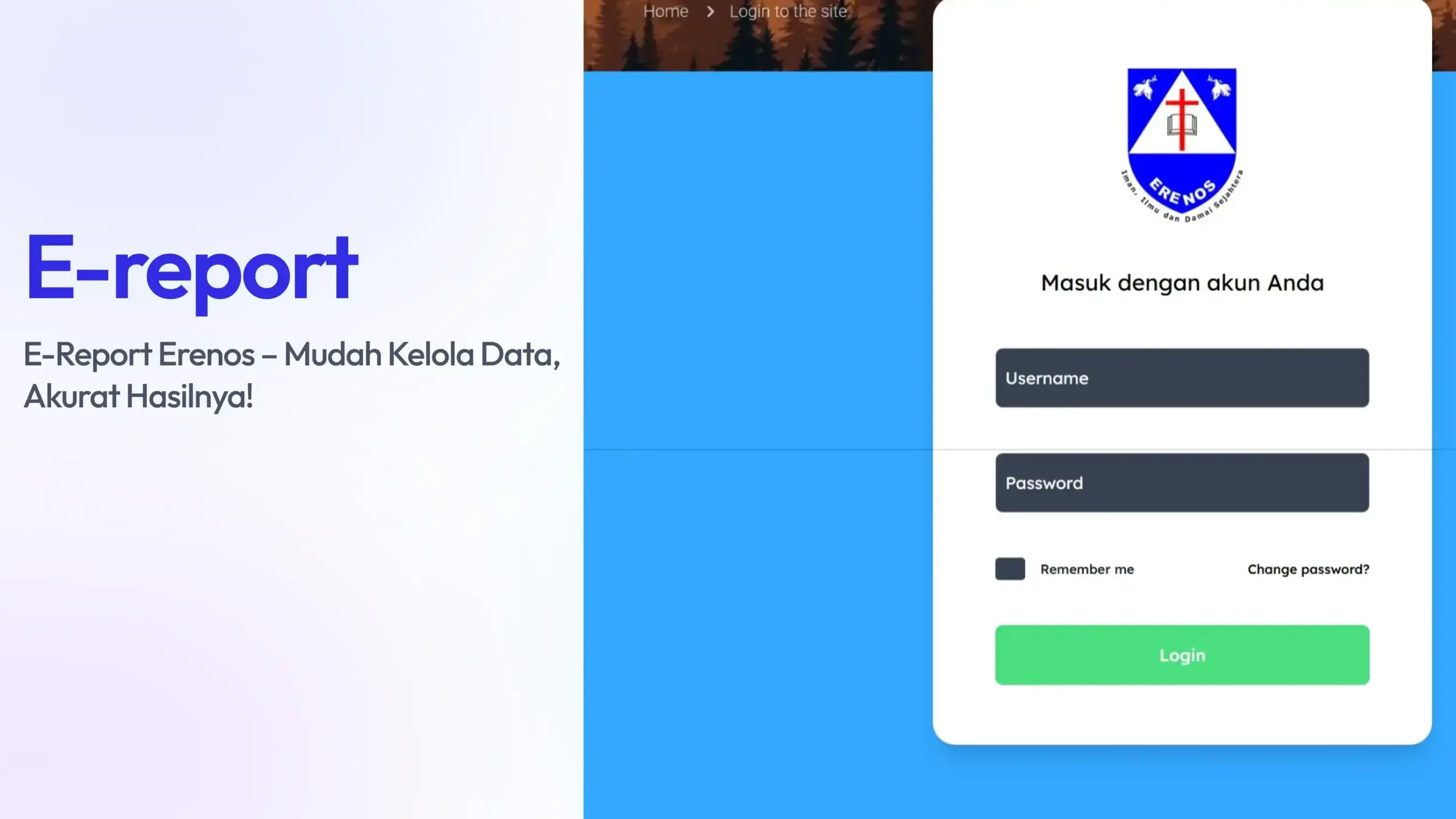E-Report Erenos school administration app